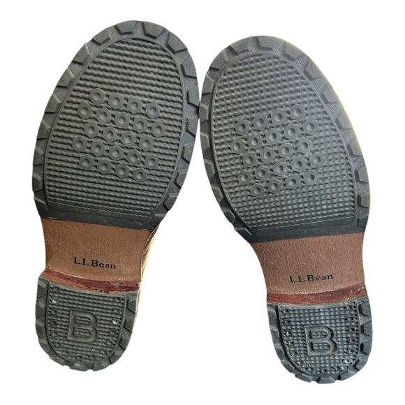 L.L.Bean Wellington Mid Calf Buckle Leather Boots Size 8.5 Medium Men's - Picture 8 of 8